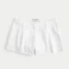 Hollister Livvy Lågmidjade shorts i linneblandning 3″
