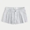 Hollister Livvy Lågmidjade shorts i linneblandning