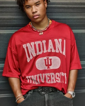 Indiana University Hoosiers grafisk fotbollströja