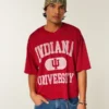 Indiana University Hoosiers grafisk fotbollströja