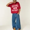Indiana University Hoosiers grafisk fotbollströja