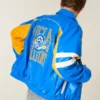 Jacka i konstläder med UCLA Bruins-tryck Jacka i konstläder med UCLA Bruins-tryck
