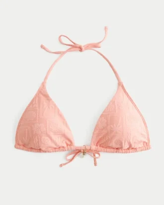 Jacquard-bikinitopp med flera bäralternativ