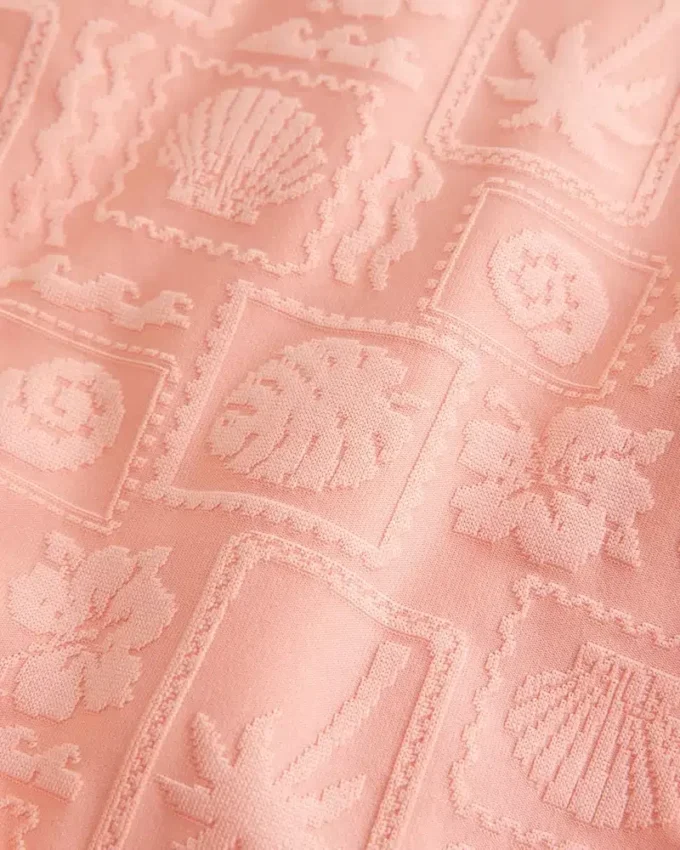 Jacquard-bikinitrosa med dubbla band