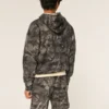 Kamouflagefleece-shorts ovanför knäet Kamouflagefleece-shorts ovanför knäet