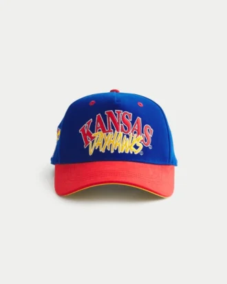 Kansas Jayhawks Baseballkeps med tryck