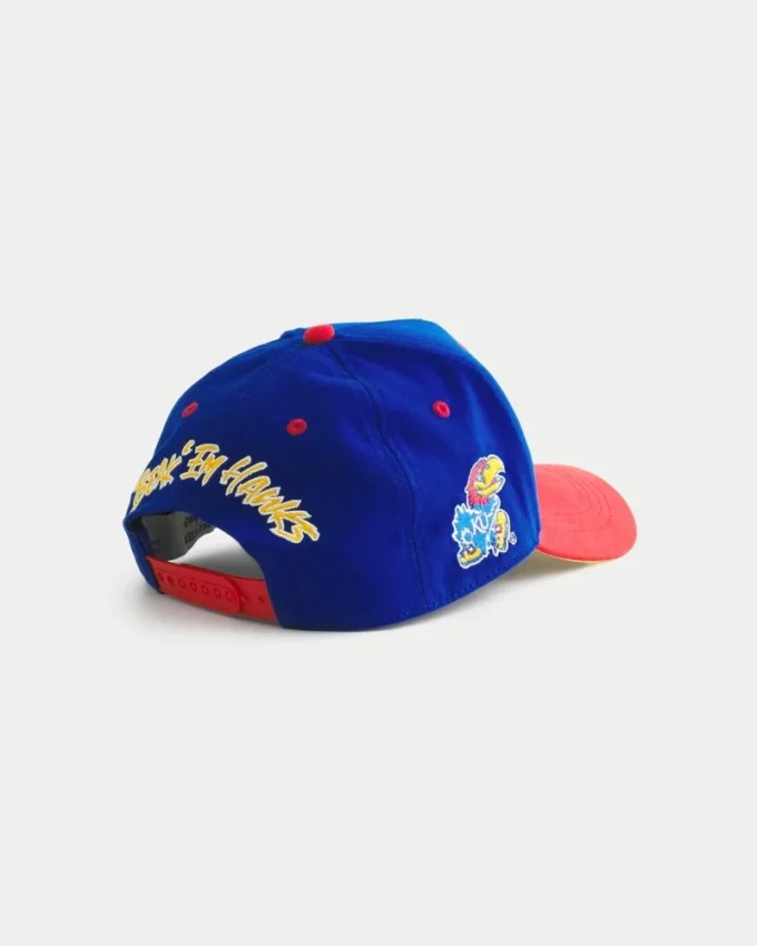 Kansas Jayhawks Baseballkeps med tryck