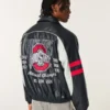 Konstläder The Ohio State University Buckeyes grafisk jacka Konstläder The Ohio State University Buckeyes grafisk jacka
