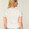 Kortärmad baby-T-shirt med hjortmotiv