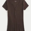 Kortärmad Y2K Henley