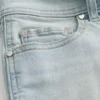 Låg midja, ljus tvättade denimshorts Låg midja, ljus tvättade denimshorts
