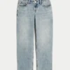 Låg midja, medium tvätt, lösa jeans