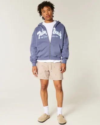 Låga shorts med humrmönster Låga shorts med humrmönster