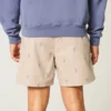 Låga shorts med humrmönster