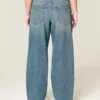 Lågmidja baggy jeans i medium tvätt Lågmidja baggy jeans i medium tvätt