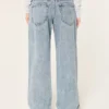 Lågmidja baggy jeans i medium tvätt Lågmidja baggy jeans i medium tvätt