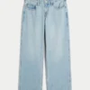 Lågmidja baggy jeans i medium tvätt Lågmidja baggy jeans i medium tvätt