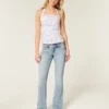 Lågmidjade bootcut-jeans Lågmidjade bootcut-jeans