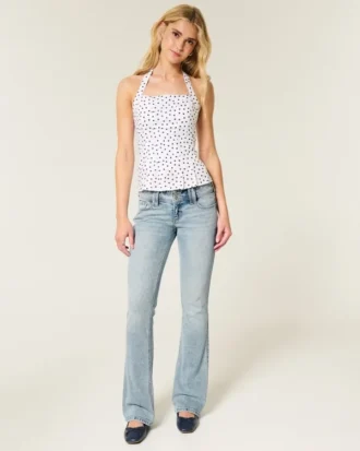 Lågmidjade bootcut-jeans