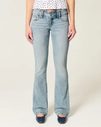 Lågmidjade bootcut-jeans
