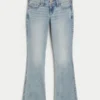 Lågmidjade bootcut-jeans Lågmidjade bootcut-jeans