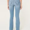 Lågmidjade bootcut-jeans i ljus tvätt Lågmidjade bootcut-jeans i ljus tvätt