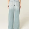 Lågmidjade, ljusblå baggy jeans Lågmidjade, ljusblå baggy jeans