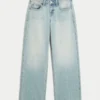 Lågmidjade, ljusblå baggy jeans Lågmidjade, ljusblå baggy jeans