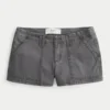 Lågmidjade twillshorts