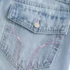 Lågmidjade Y2K-jeans i ljus tvätt Lågmidjade Y2K-jeans i ljus tvätt