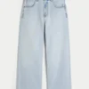 Ljus tvätt New York Graphic Super Baggy Jeans Ljus tvätt New York Graphic Super Baggy Jeans