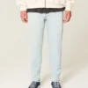 Ljus tvättade atletiska skinny jeans