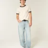 Ljus tvättade skaterbaggyjeans Ljus tvättade skaterbaggyjeans