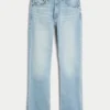 Ljusblå bootcut-jeans