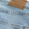 Ljusblå bootcut-jeans