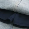 Ljusblå miniskort i denim
