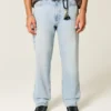 Ljusblåda, lösa jeans Ljusblåda, lösa jeans