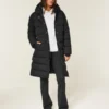 Lång pufferparkas Lång pufferparkas