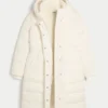 Lång pufferparkas Lång pufferparkas