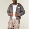 Långa camouflagefleecebyxor
