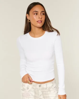 Långärmad baby-T-shirt
