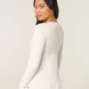 Långärmad Flyaway Babydoll-kofta