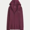 Långärmad hoodie med henleykrage