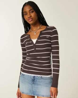 Långärmad Icon Henley