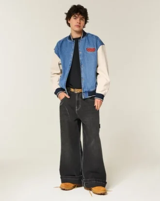 Looney Tunes grafisk jeansjacka