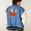 Looney Tunes grafisk jeansjacka