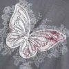 Lätt Body-Skimming Butterfly Graphic Tee Lätt Body-Skimming Butterfly Graphic Tee