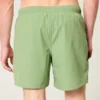 Malibu Beach Graphic Mid-Thigh Volley Swim Trunks Malibu Beach Graphic Mid-Thigh Volley Swim Trunks