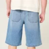 Medellång tvätt under knäet Superbaggy jeansshorts