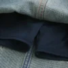 Medium Wash Broderad denimminiskort Medium Wash Broderad denimminiskort